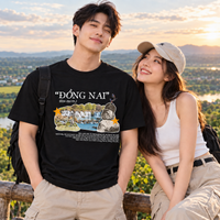 Đồng Nai Vietnam T-Shirt - Waterfall Nature & Travel Graphic Tee | T&P Made