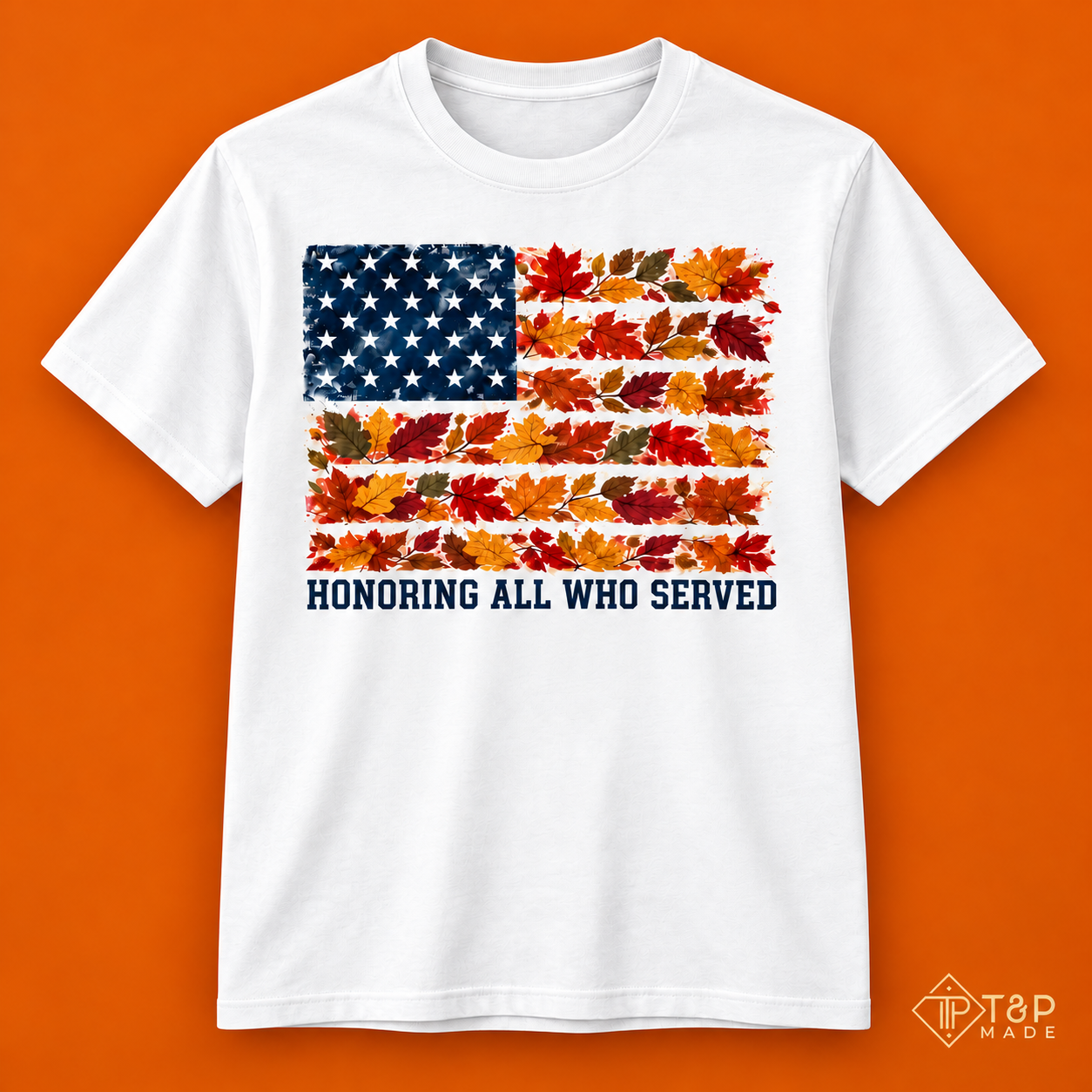 Honoring All Who Served Sweatshirt - Patriotic Fall American Flag Shirt