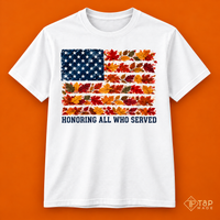 Honoring All Who Served Sweatshirt - Patriotic Fall American Flag Shirt