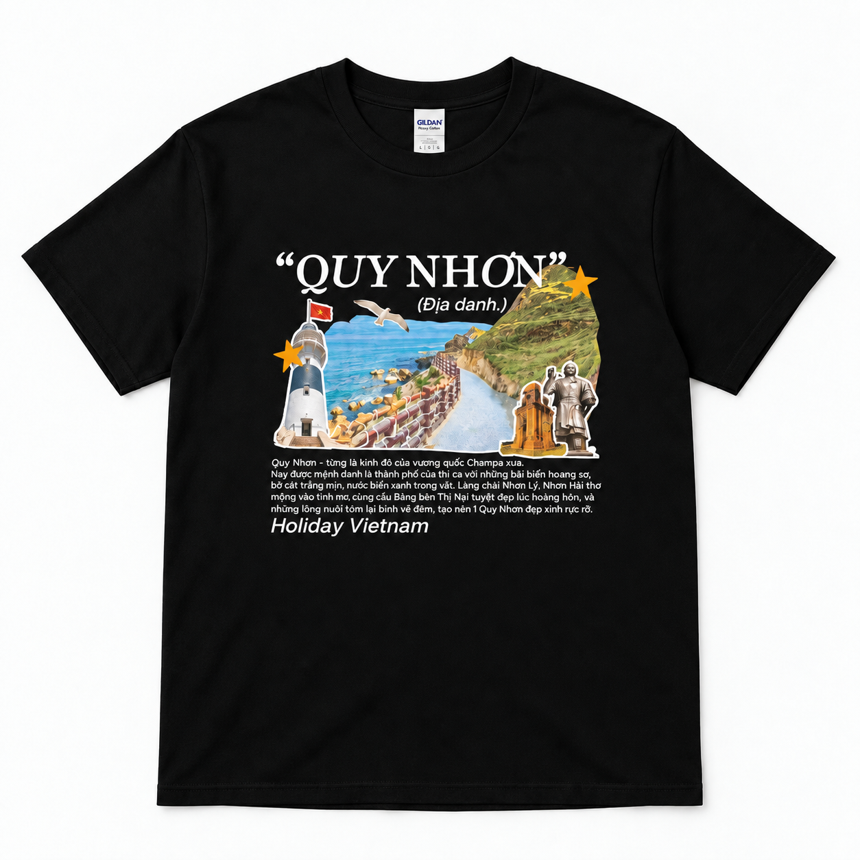 Quy Nhon Vietnam T-Shirt - Beach Travel & Vietnamese Graphic Tee | T&P Made