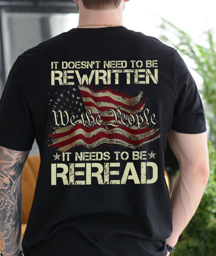 It Doesn't Need To Be Rewritten tshirt sweatshirts, hoodies, LGB