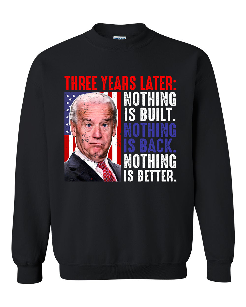 Three Years Later Nothing Is Built tshirt sweatshirts, hoodies, LGB