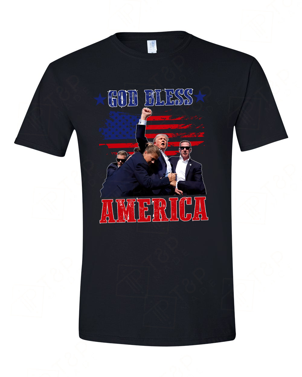 God Bless America - Premium T-shirt, softstyle, light weight