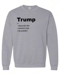 Thumbnail for Trump- My president - Democrats' fear - America's Hope T-shirts, sweatshirts, hoodies