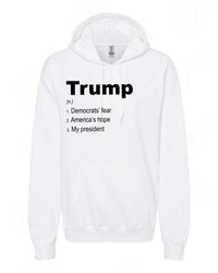 Thumbnail for Trump- My president - Democrats' fear - America's Hope T-shirts, sweatshirts, hoodies