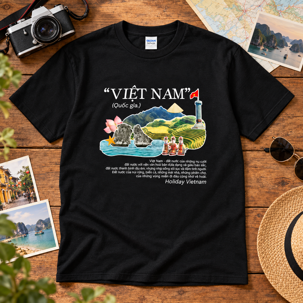 Vietnam T-Shirt - Vietnamese Pride & Travel Graphic Tee | T&P Made