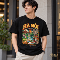 Hanoi Vietnam T-Shirt - Vietnamese Pride, Phố Cổ & Phở Graphic Tee | T&P Made