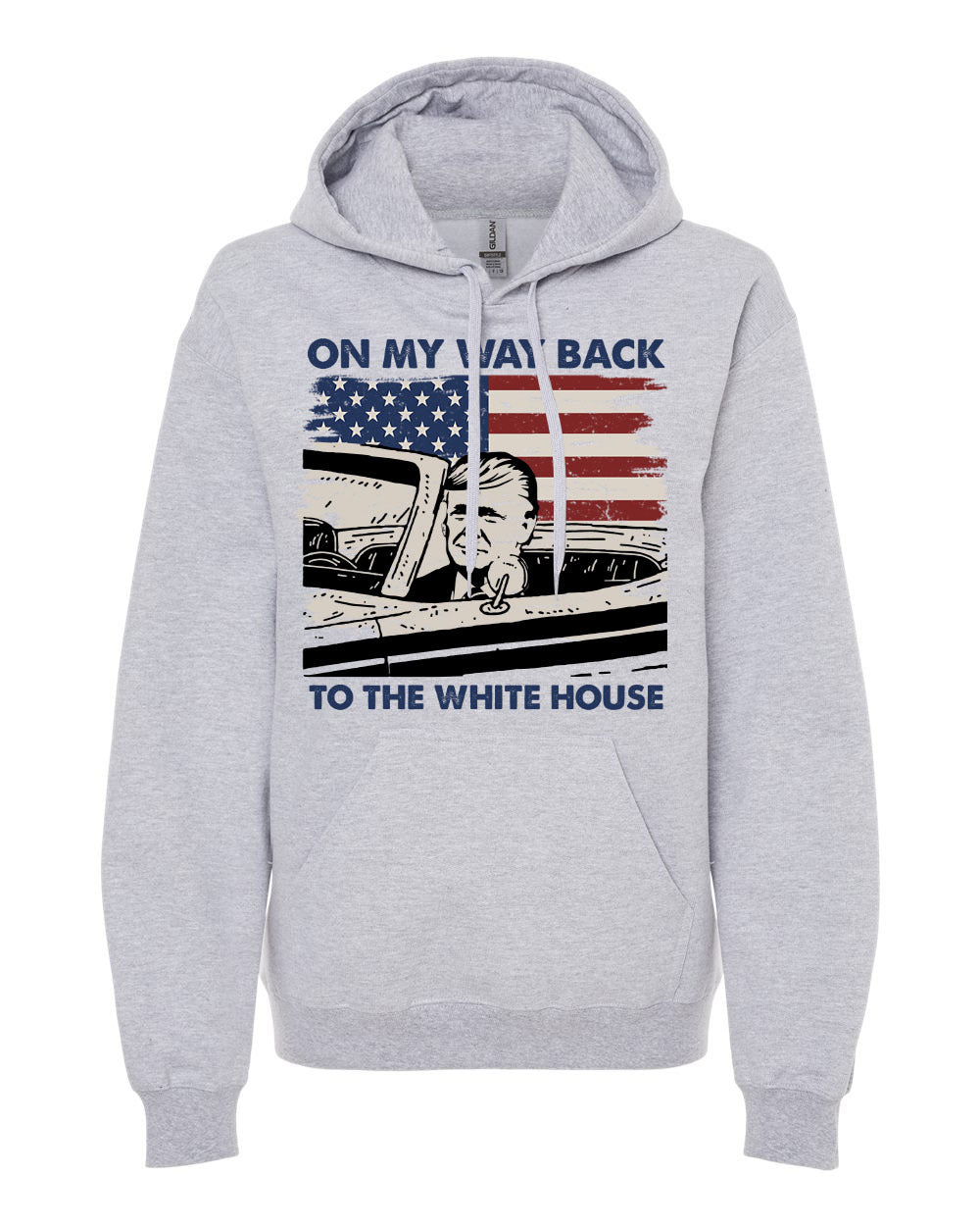 On My Way Back To The White House T-shirts, sweatshirts, hoodies