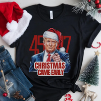 Thumbnail for Trump 45/47 Christmas Come Early T-shirts, sweatshirts, hoodies