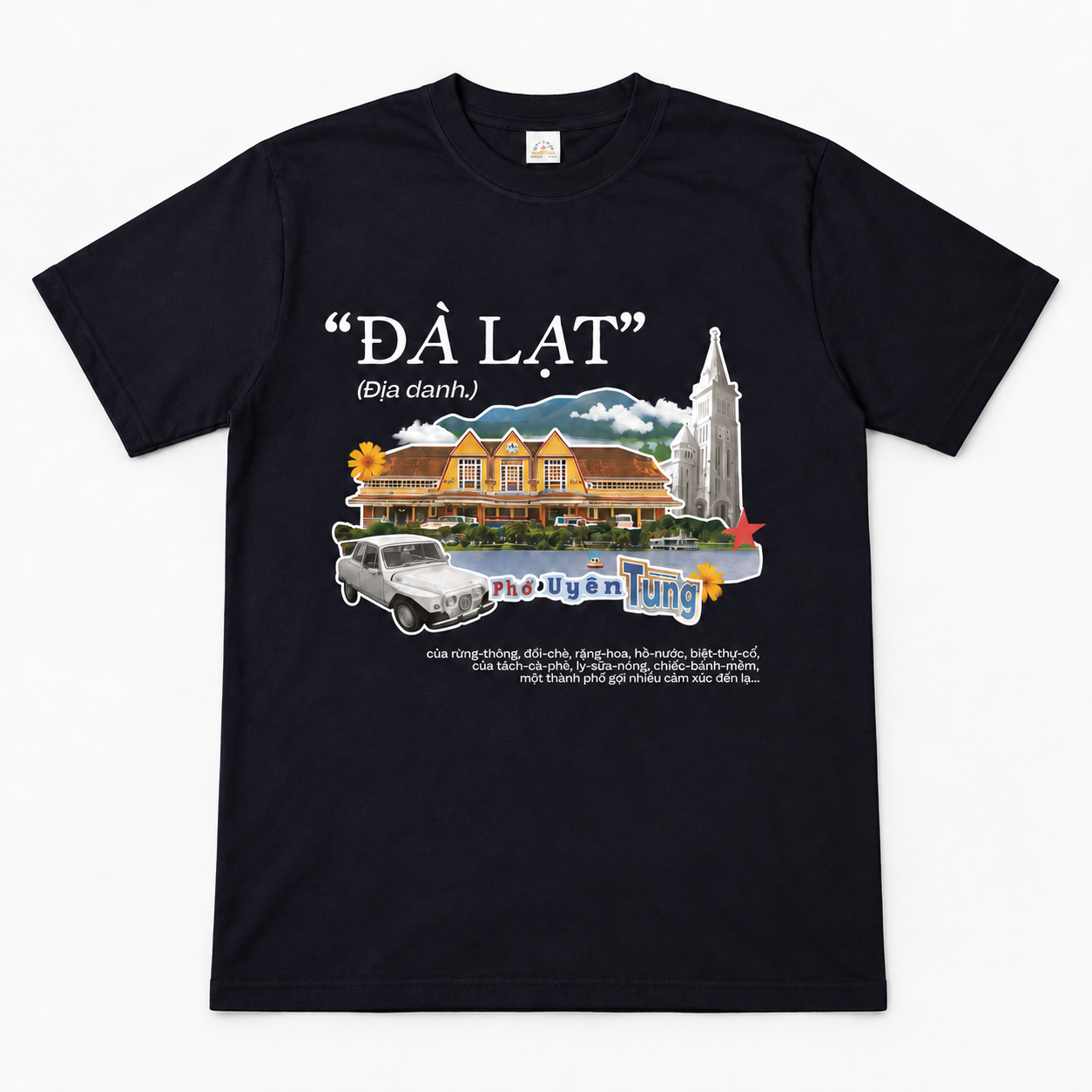 Đà Lạt Vietnam T-Shirt - Vintage Travel & Vietnamese Graphic Tee | T&P Made