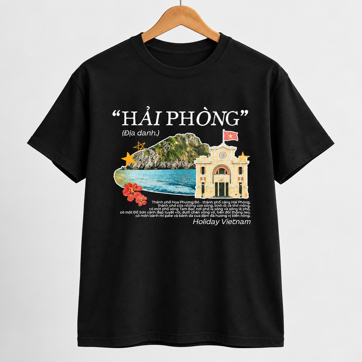 Hải Phòng Vietnam T-Shirt - Coastal City & Travel Graphic Tee | T&P Made