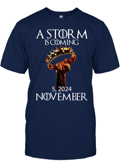 A Storm Is Coming Trump 2024 tshirt sweatshirts, hoodies, LGB