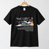 Bac Lieu Vietnam T-Shirt - Wind Farm & Vietnamese Travel Graphic Tee | T&P Made