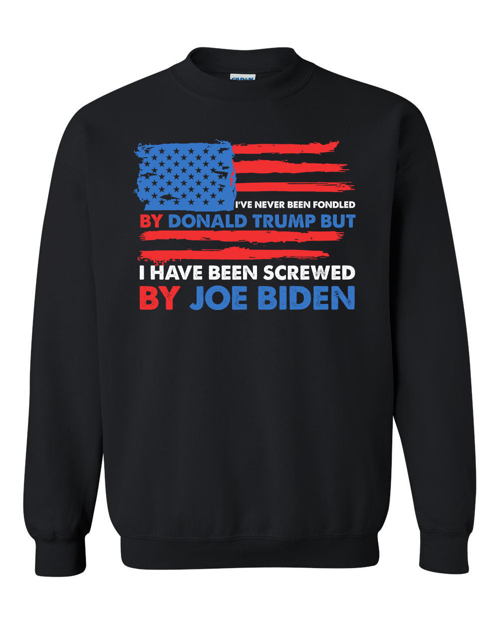 Never Been Fondled By Donald Trump But Screwed By Joe Biden tshirt sweatshirts, hoodies, LGB