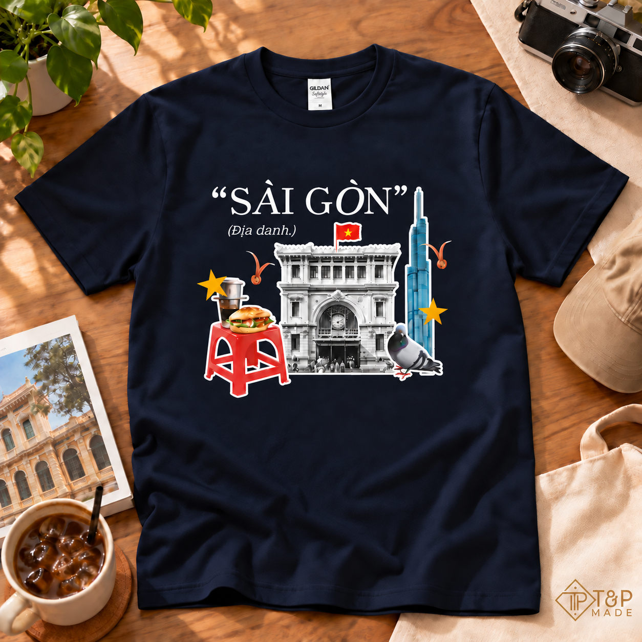 Saigon Vietnam T-Shirt - Vietnamese Pride & Culture Graphic Tee | T&P Made