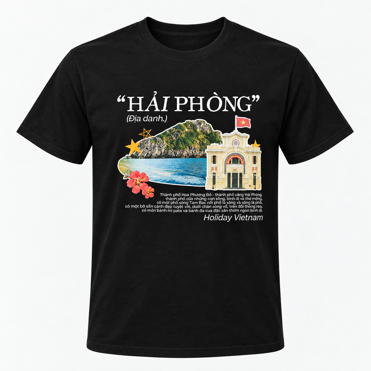 Hải Phòng Vietnam T-Shirt - Coastal City & Travel Graphic Tee | T&P Made
