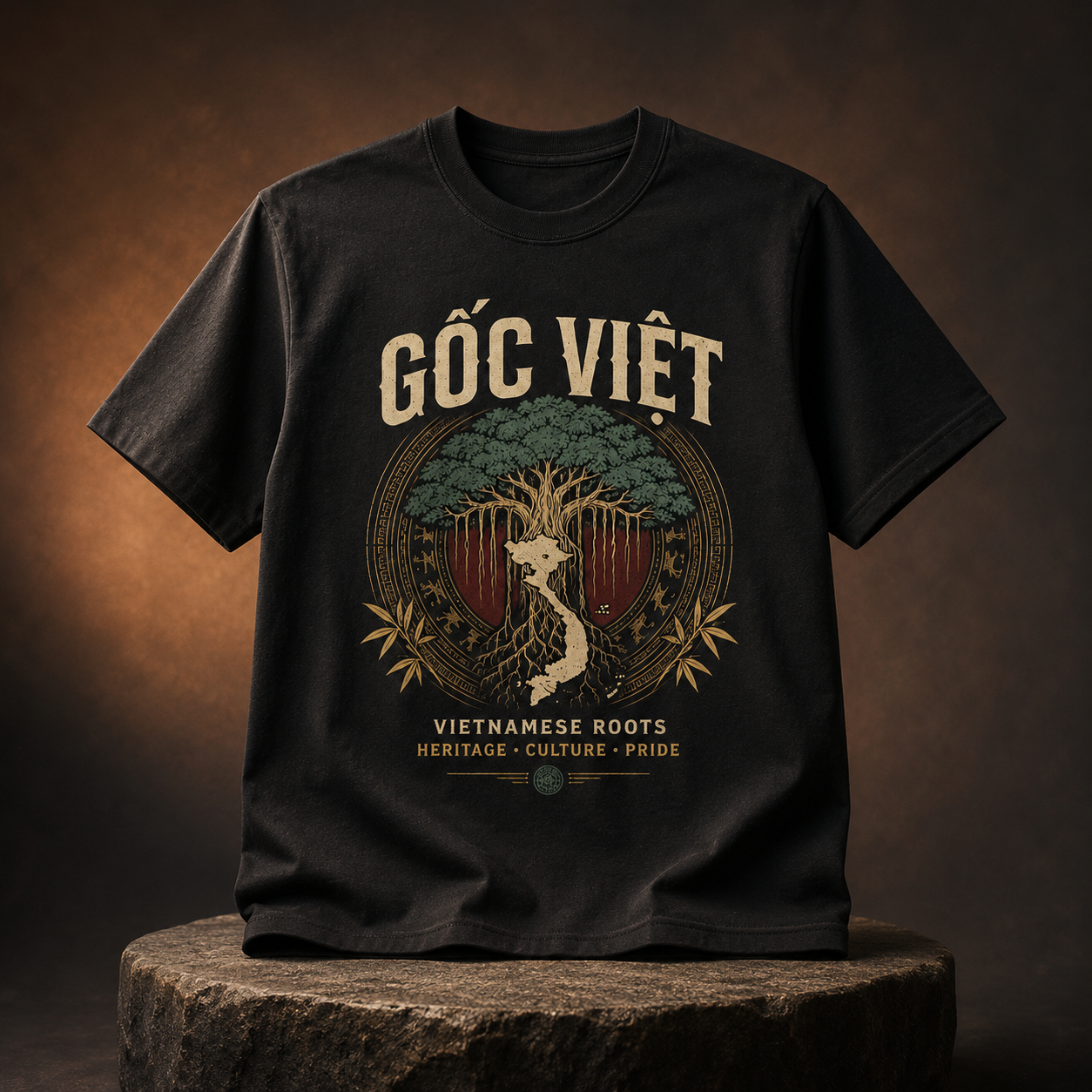 Vietnamese Pride Vintage T-Shirt - Vietnamese Heritage Graphic Tee | T&P Made