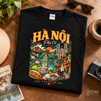 Hanoi Vietnam T-Shirt - Vietnamese Pride, Phố Cổ & Phở Graphic Tee | T&P Made