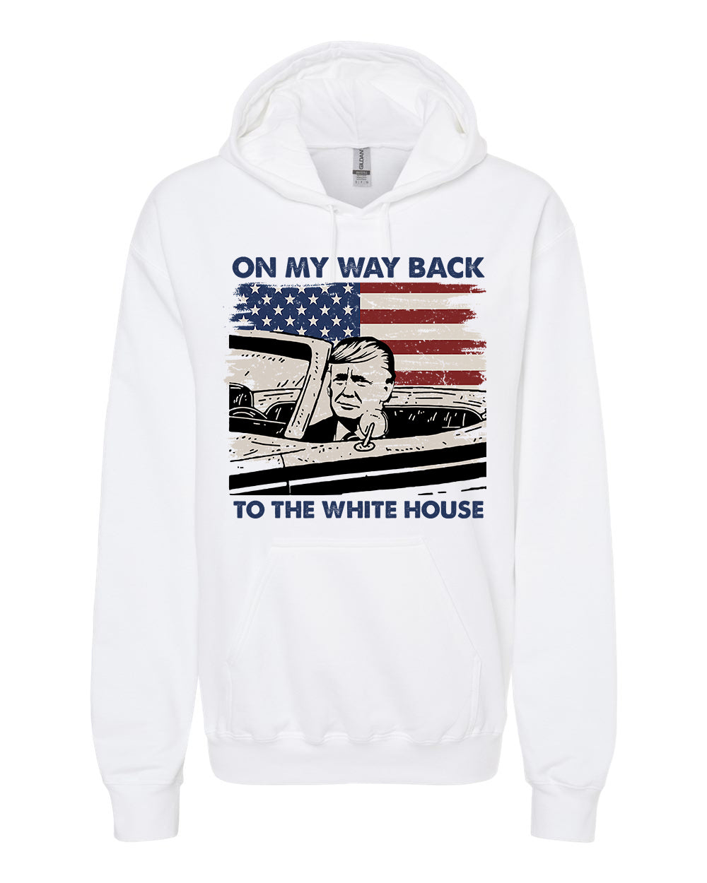 On My Way Back To The White House T-shirts, sweatshirts, hoodies