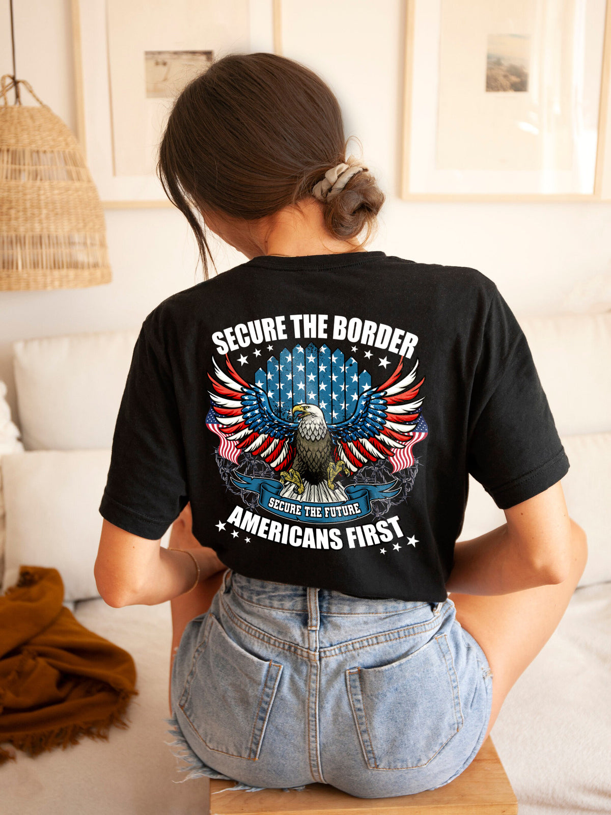 Secure The Border Secure The Future Americans First tshirt sweatshirts, hoodies, LGB