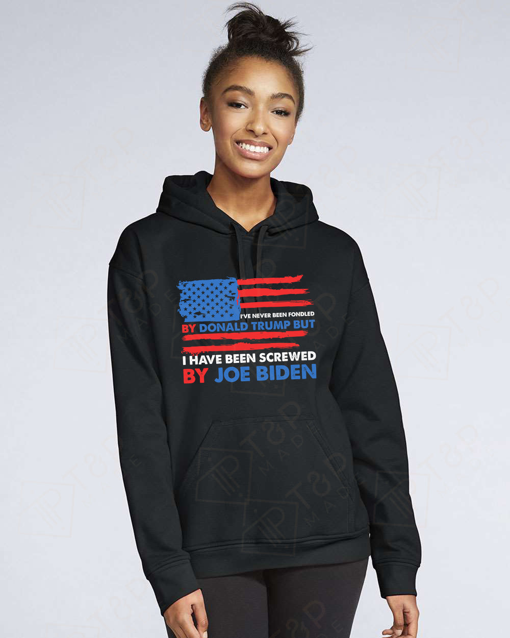 Never Been Fondled By Donald Trump But Screwed By Joe Biden tshirt sweatshirts, hoodies, LGB