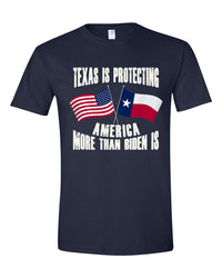 Thumbnail for Texas is protecting America more than Biden is tshirt sweatshirts, hoodies, LGB