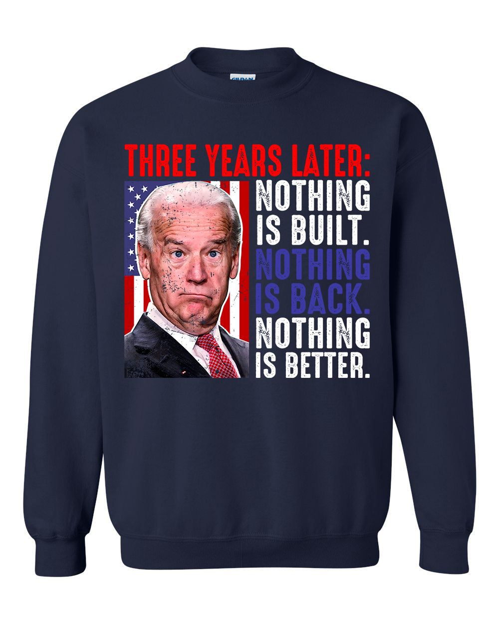 Three Years Later Nothing Is Built tshirt sweatshirts, hoodies, LGB