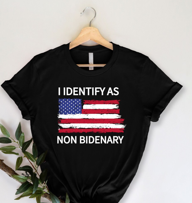 I Identify As Non Bidenary Patriot Gift tshirt sweatshirts, hoodies, LGB