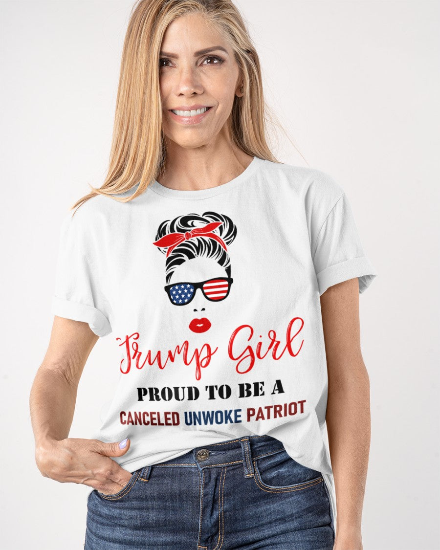 Tr.ump girl Proud to be a canceled unwoke patriot