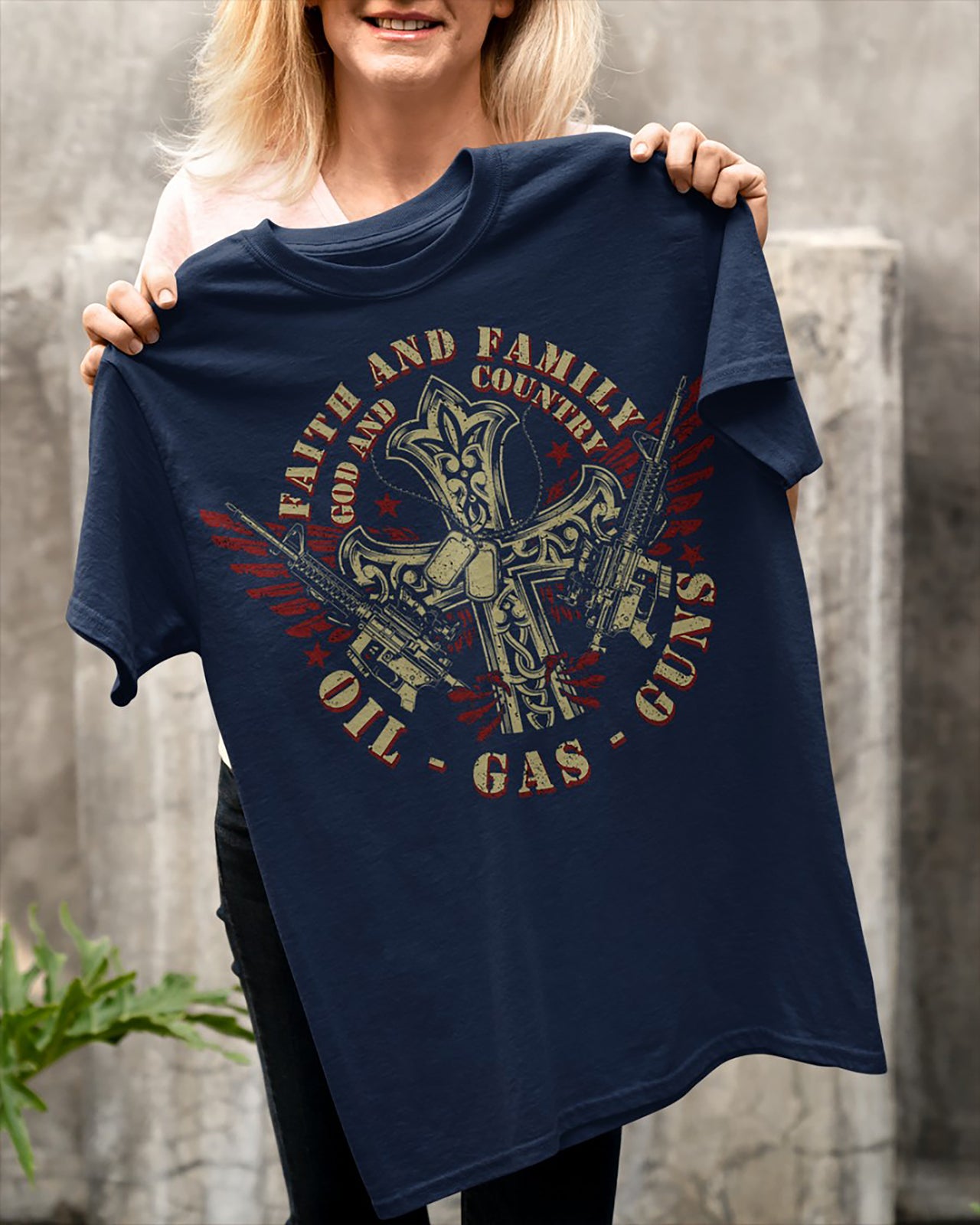 Faith and Family, God and Country, Oil-Gas-Guns