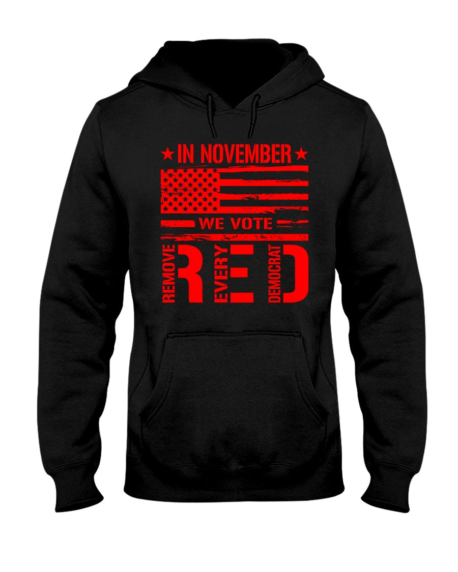 In November - We vote R.E.D