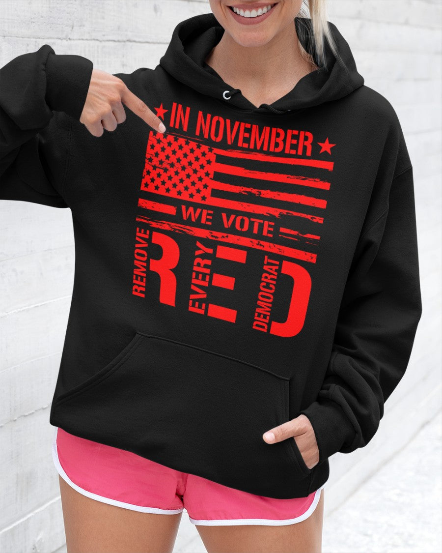 In November - We vote R.E.D