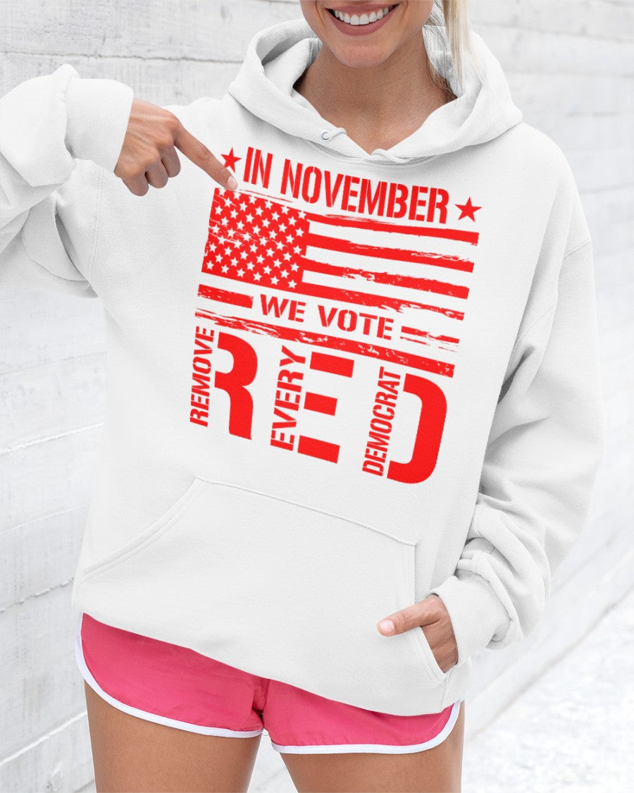 In November - We vote R.E.D