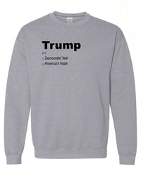 Thumbnail for Trump - Democrats' fear - America's Hope T-shirts, sweatshirts, hoodies