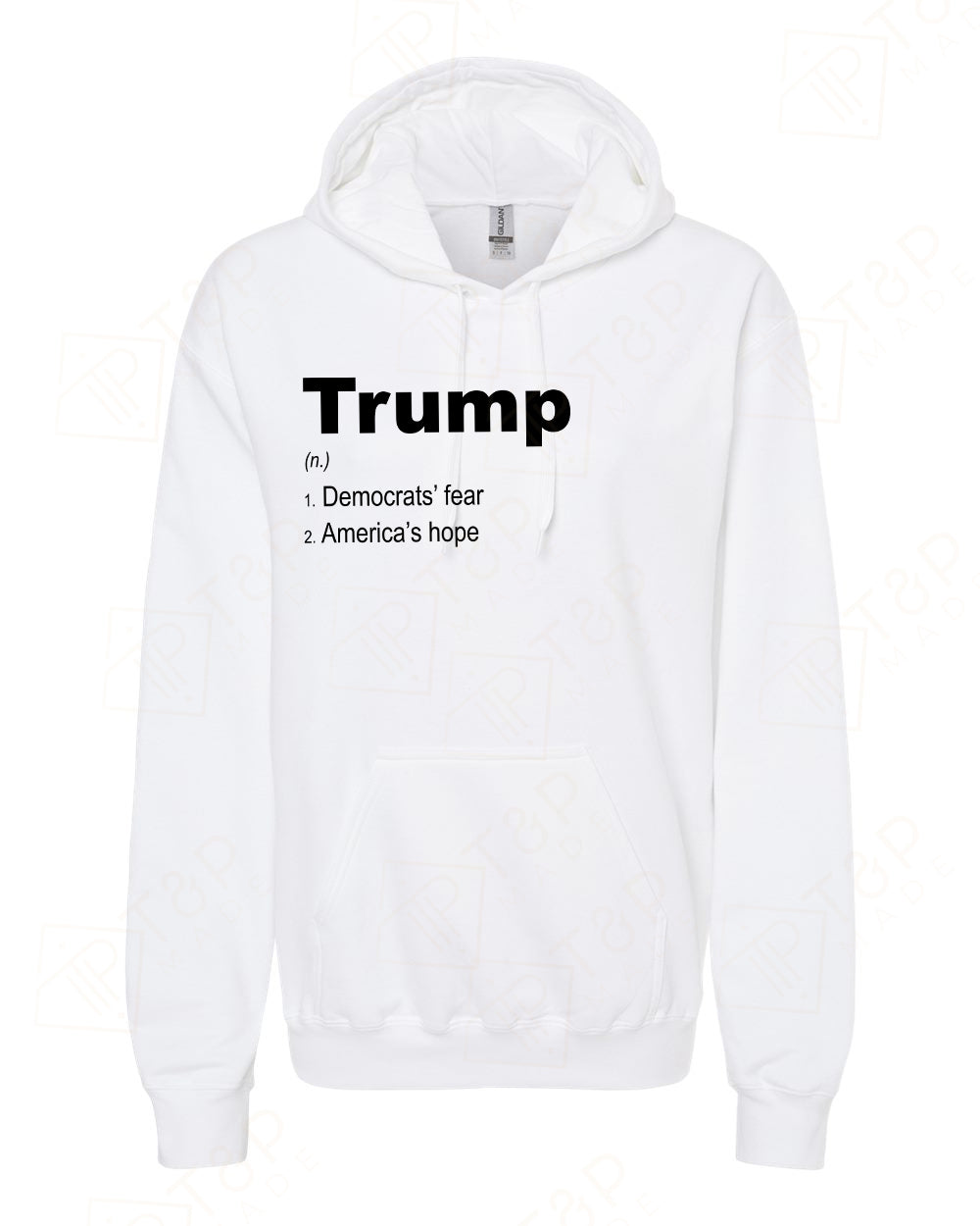 Trump - Democrats' fear - America's Hope T-shirts, sweatshirts, hoodies